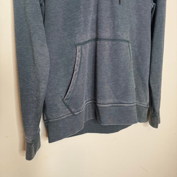 Flag & Anthem Henley Hoodie Size Small NWT Blue Pullover Hooded Long Sleeve - Picture 4 of 8